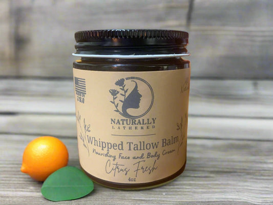 Citrus Fresh Whipped Tallow Balm