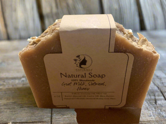 Goatmilk, Oatmeal, Honey Tallow Soap